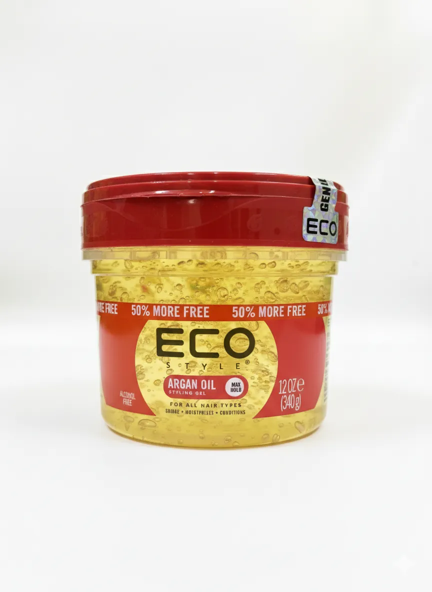 جل مثبت الشعر ايكو بزيت الارغان 340 جم - Eco Hair Gel with Argan Oil