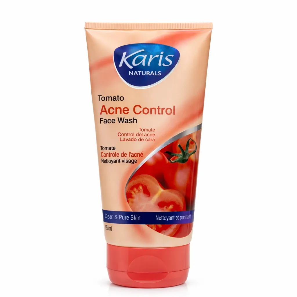 غسول الوجه كارس بالطماطم للتحكم في الحبوب صباع 150 مل - Karse Tomato Face Wash for Acne Control Tube
