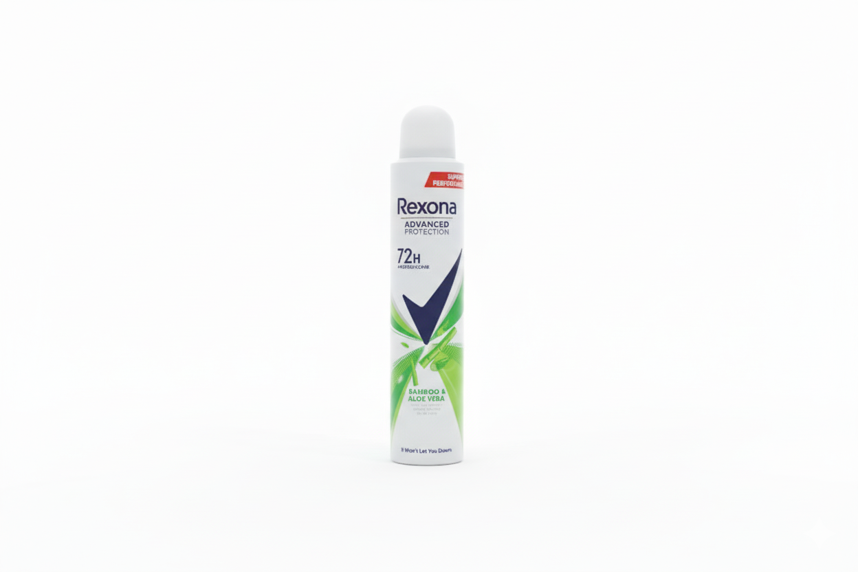 مزيل العرق ريكسونا 200 مل بخاخ خيرزان والوفيرا -  Rexona 200ml Deodorant Spray bamboo & aloe vera