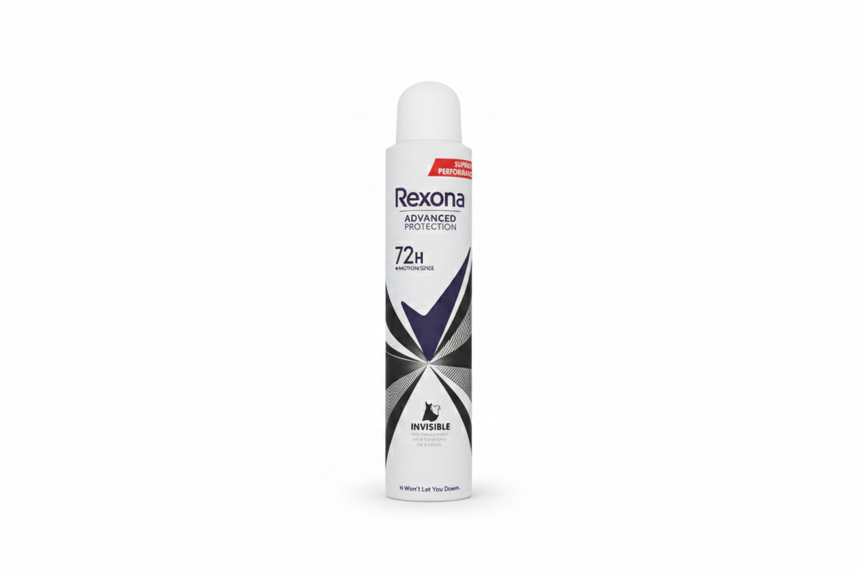 مزيل العرق ريكسونا 200 مل بخاخ غير مرئي - Rexona 200ml Deodorant Spray Invisible