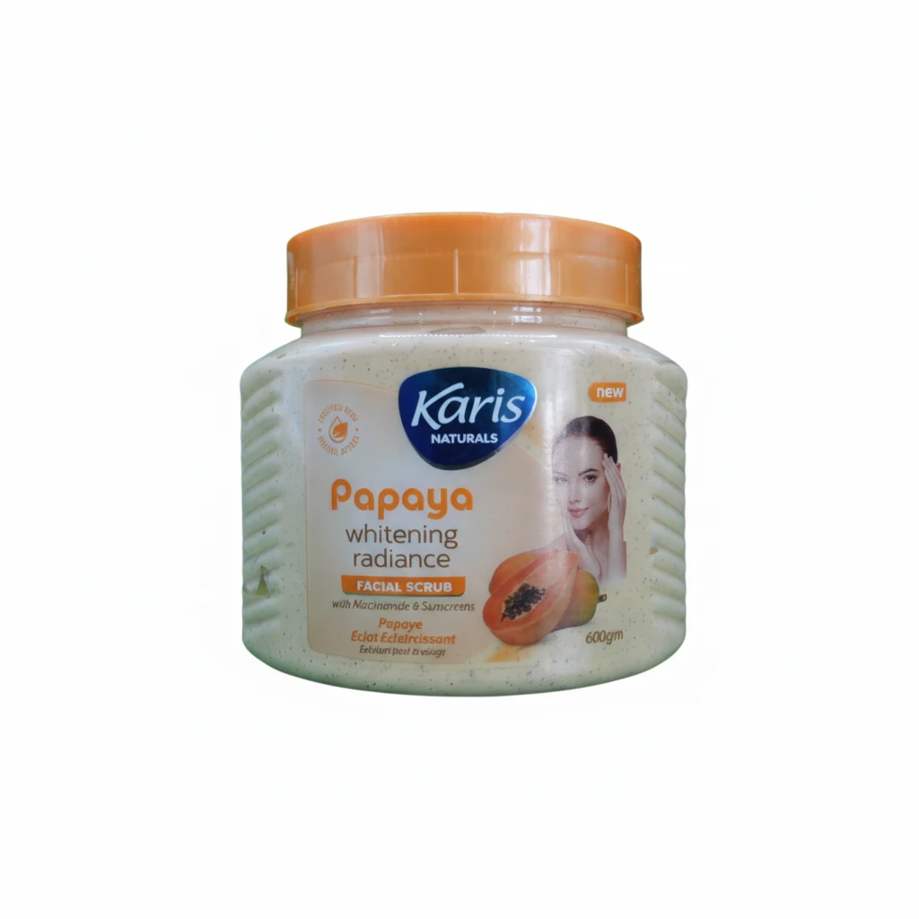 صنفرة كارس للوجه والجسم بالبابايا 600 مل - Karse Papaya Face & Body Scrub – 600 ml