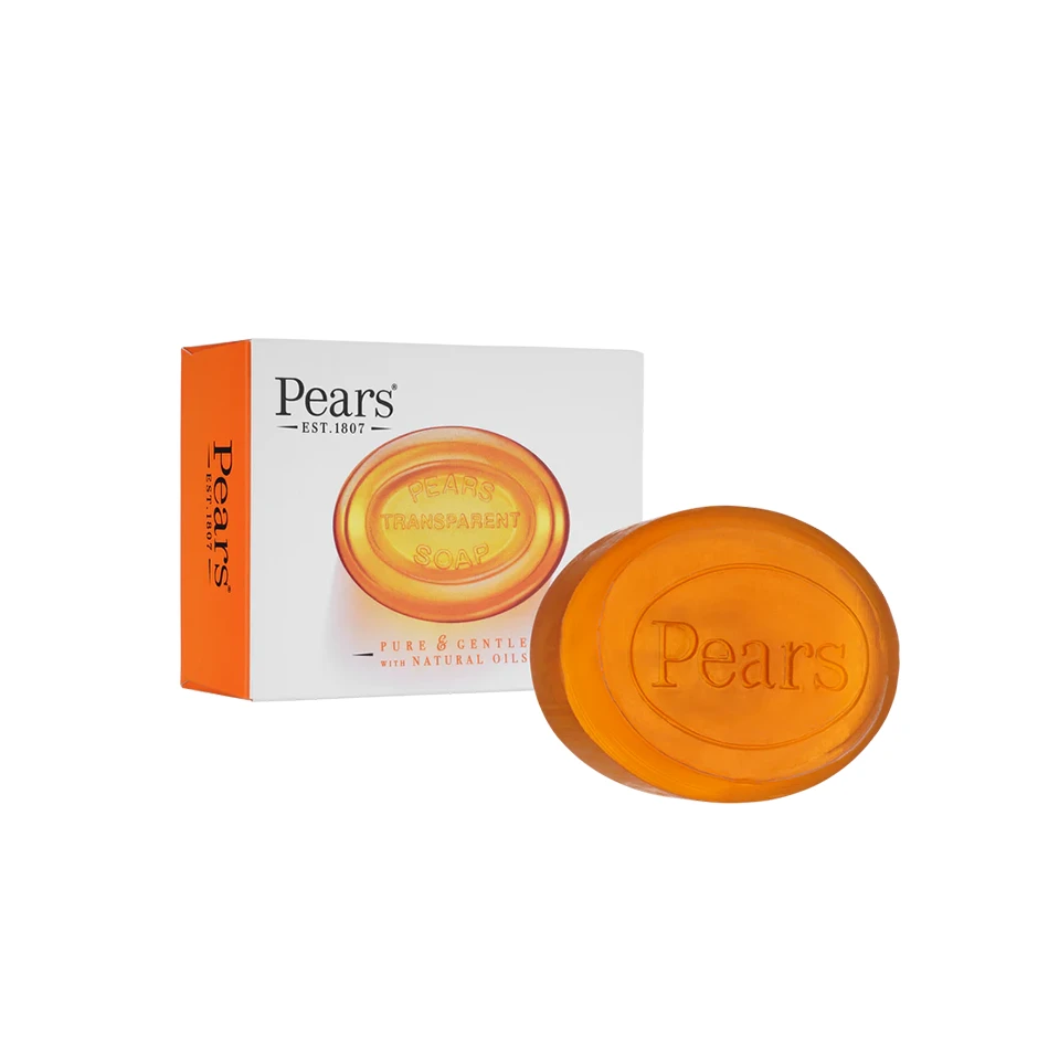 صابون بيرز الشفاف بالزيوت الطبيعية - Pears Pure & Gentle Soap With Natural Oils