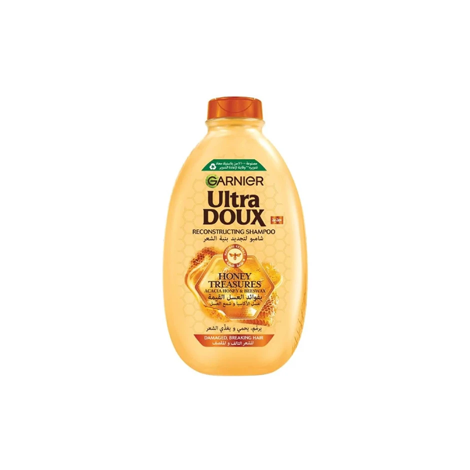 شامبو غارنييه ألترا دوكس كنوز العسل - Garnier Ultra Doux Honey Treasures Reconstructing Shampoo