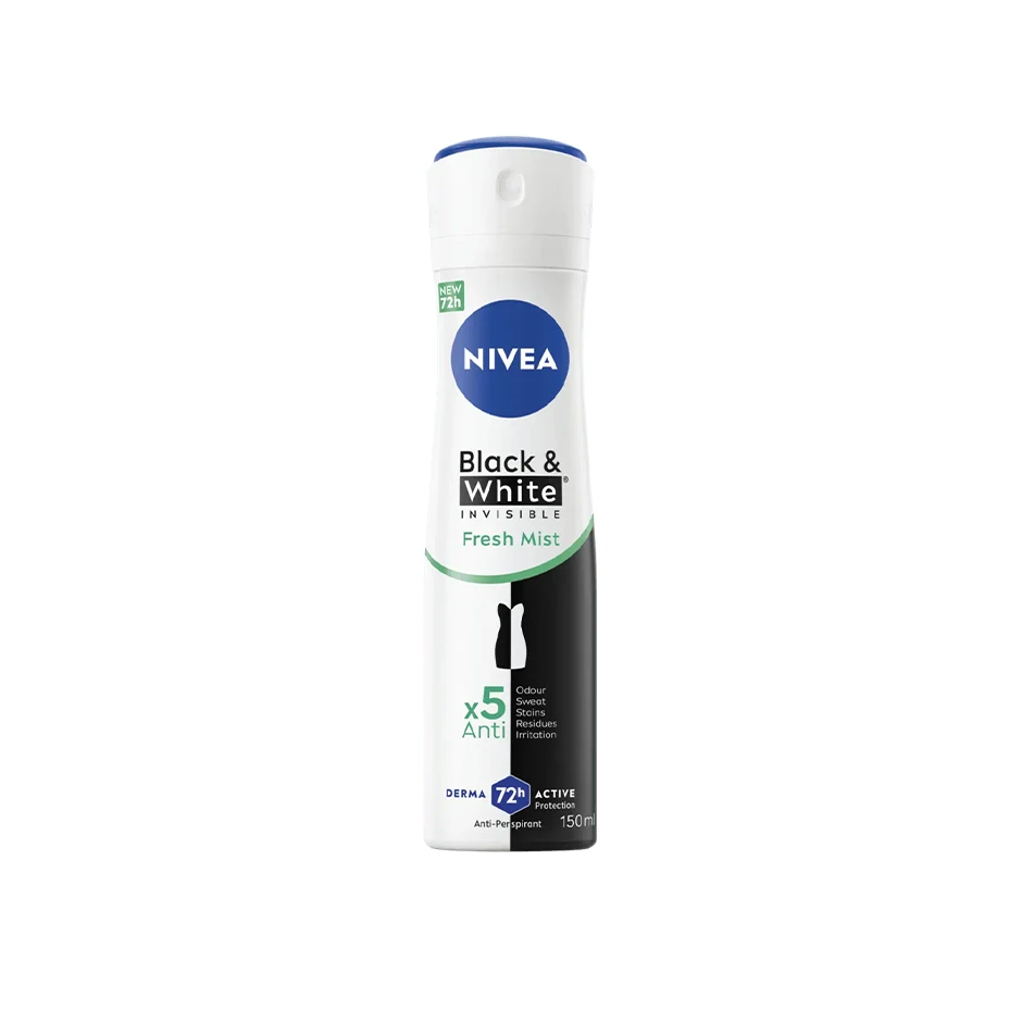 مزيل نيفيا بلاك آند وايت فريش مست - NIVEA Black & White Invisible Fresh Mist