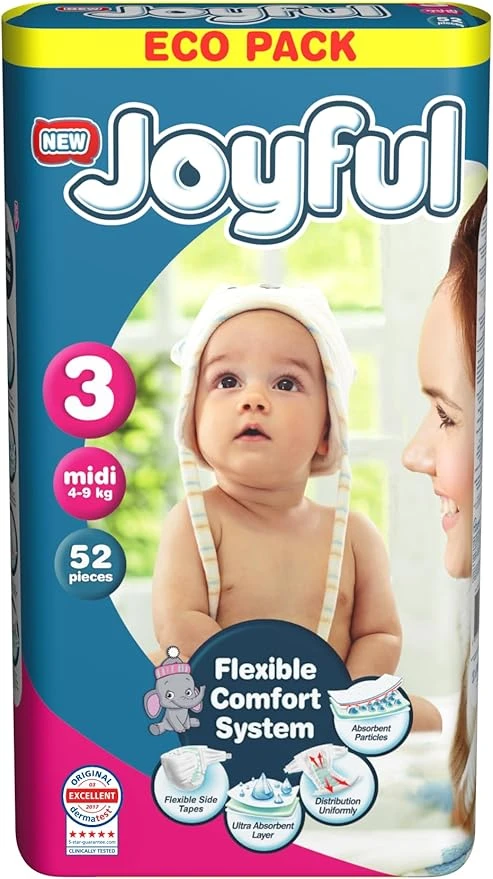 حفاظات جويفل - عبوة اقتصادية مقاس 3