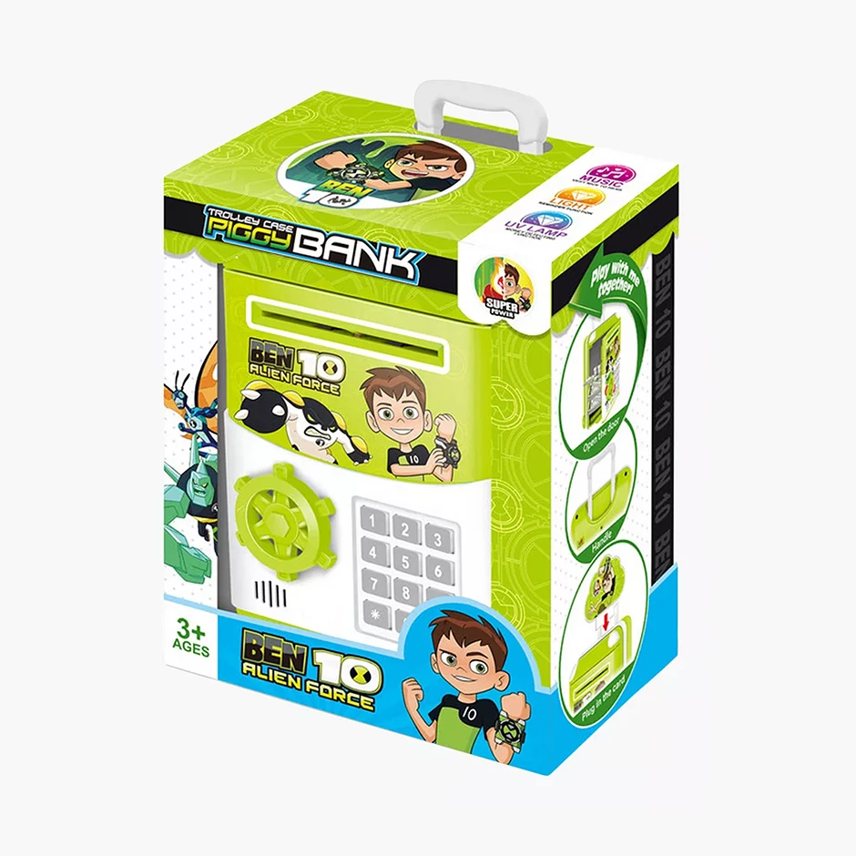 حصالة بن تن الإلكترونية (خزنة ذكية) - Ben 10 Alien Force Piggy Bank