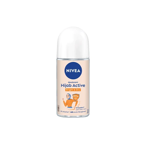 مزيل العرق نيفيا رول أون حجاب أكتيف 50مل - NIVEA Hijab Active 72h Protection 50ml
